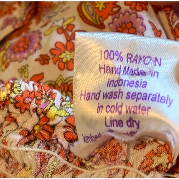 Kimberly’s Travels Multi Colored Floral Multi Way Mini Sundress - Picture 7 of 7